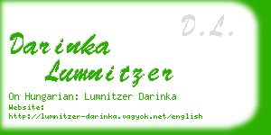 darinka lumnitzer business card